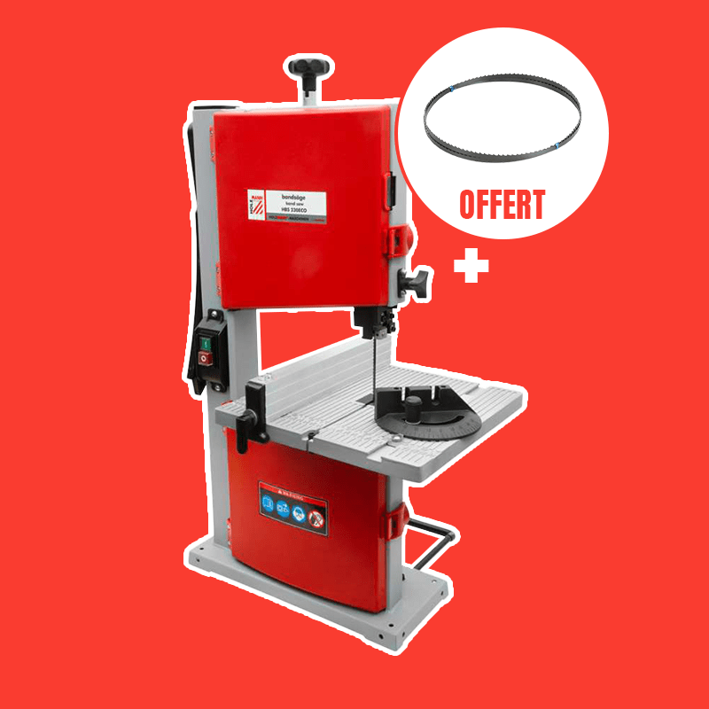 Offre spéciale fête des pères : Scie à ruban Holzmann HBS230ECO + 2ème lame pour le chantournage offerte !